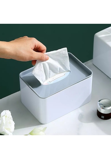 Beyaz Asılabilir-çok Fonksiyonlu Kağıt Mendil Asılabilir Tuvalet Kağıdı Kutusu Peçete Tutucu Kılıf Basit Şık Ev Yurdu Kağıt Mendil Dispenseri