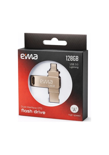 Eima 128gb Dual Interface Usb Flash Drive Usb 3.0 Otg Bellek Drive