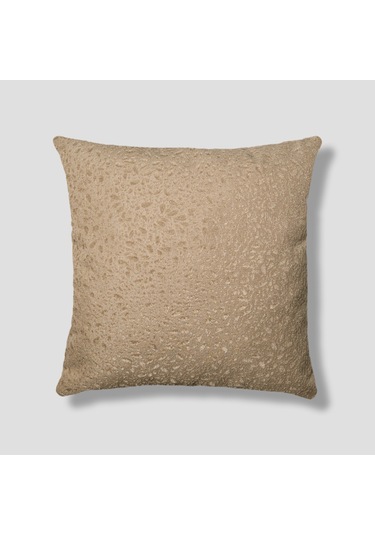 Sezyon Yuna Desenli 50 50 Açık Kahverengi Kırlent Kılıfı Açık Kahverengi