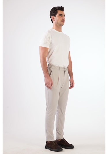 Dufy Pileli Jogger Pantolon Gri