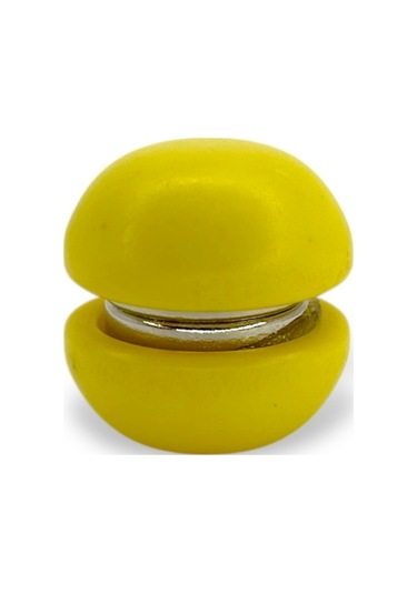 Eşarp Ve Şal Mıknatısı Soft Sarı Renk - Başörtü Tutucu Kadın Tesettür Aksesuar Mıknatıs Sarı