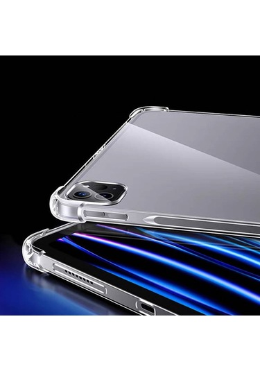 Teknocep İpad Pro 13 2024 Kılıf Uyumlu Tablet Nitro Anti Shock Silikon Kapak-şe Tablet Kılıfı