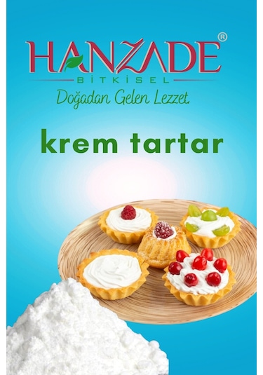 Hanzade Bitkisel Krem Tartar Potasyum Bitartarat 100 G