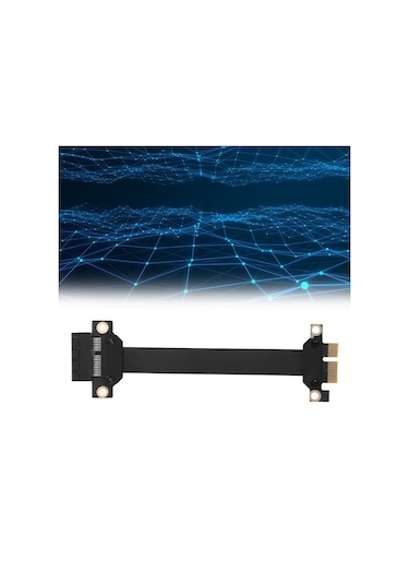 Xindoker Pcıe X1 Gen3.0 8gbps Hızlı Veri Transfer Kablosu - Grafik Kartı, Ses Kartı, Kablosuz Ağ Kartı İçin Esnek 40cm Uzatıcı