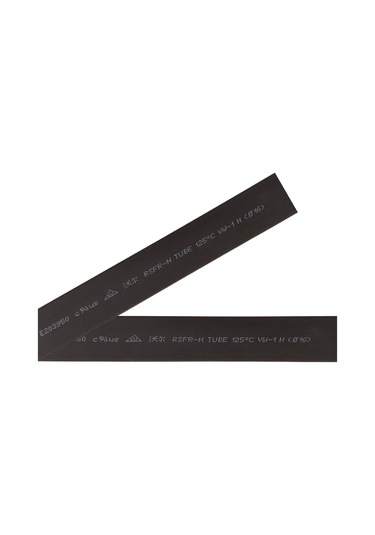 Cat Makaron-25.0 ,siyah/25.0mm 1mt Daralan Makaron