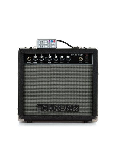 Echoban Ga15usb 15 Watt Siyah Gitar Amfisi Usb