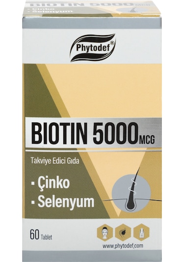 Phytodef Biotin 5000 Mcg 60 Tablet