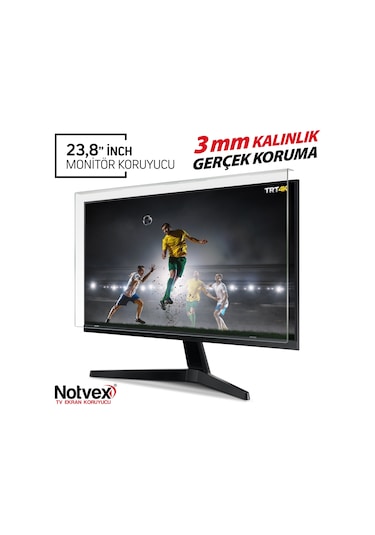 Notvex 23.8 İnç 60 Ekran Monitör Ekran Koruyucu / 3 MM Kalınlık
