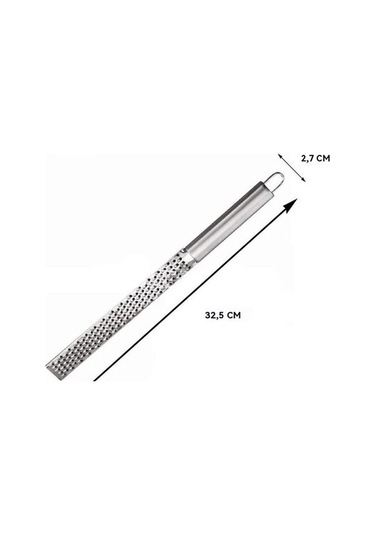 Createtech Yeni Paslanmaz Limon Peynir Zester Grater, Pratik Mutfak Aleti Turuncu