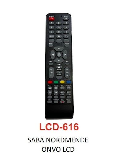 Saba - Nordmende - Onvo Lcd Uyumlu Tv Kumandası - Lcd 616