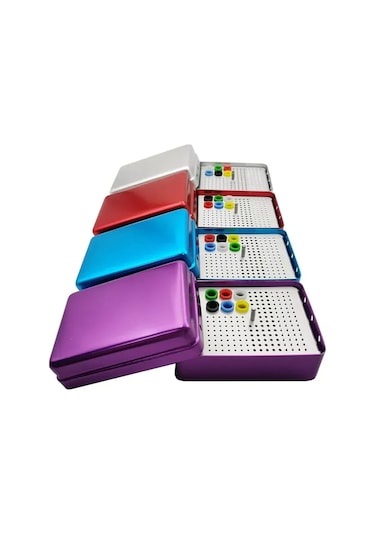 180 Delikli Diş Otoklav Frez Sterilizasyon Kutusu A