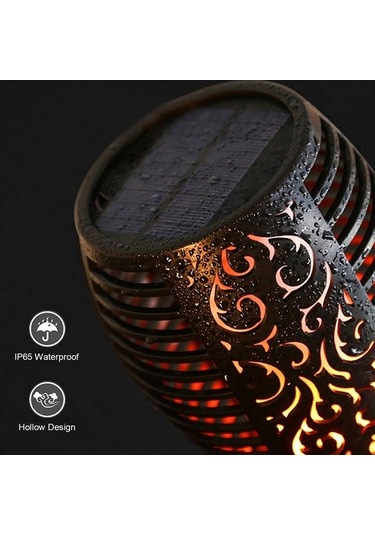 Trendooze 12v Güneş Enerjili Bahçe Lambası, Ip65 Su Geçirmez, 8-10 Saat Dayanıklılık