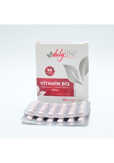 Vitamin B12 60 Çiğneme/Dilaltı Tablet