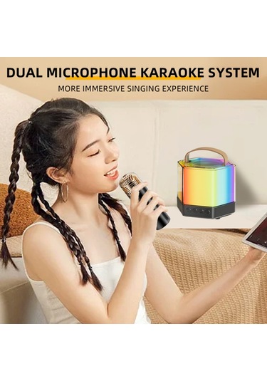 Skycıty Kablosuz Karaoke Ses Sistemi, İki Mikrofonlu