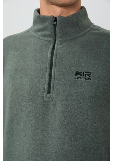 Tommy Life River Çağla Dik Yaka Erkek Polar Sweatshirt - 88310 Çağla