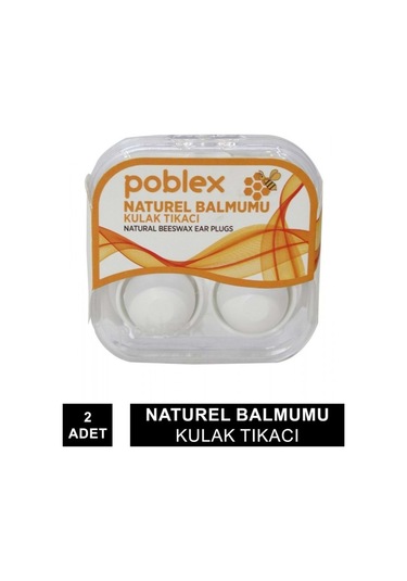 Poblex Nat. Balmumu Kulak Tıkacı 2 Li