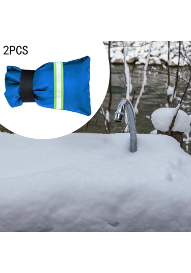 Suntek 2 Adet Dış Mekan Musluk Kapağı Çorapları Bahçe Kapakları Mavi