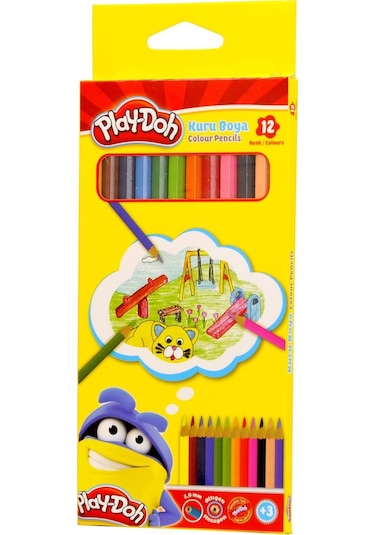 Play-doh Kuru Boya Tam Boy 12 Renk Ku001