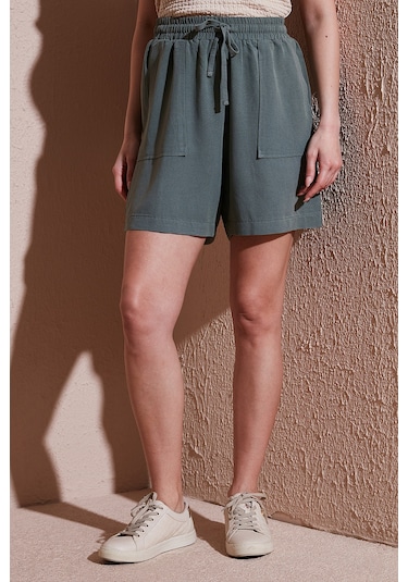 Fashion Friends Bayan Short 25y0606k1 Haki Haki