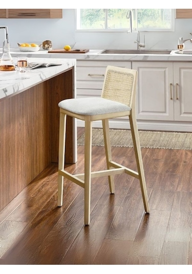 Martha Krem Bar Sandalyesi Krem