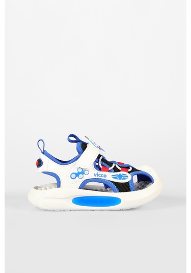Vicco Rocket Çocuk Okul Öncesi Işıklı Sandalet Saks Mavi