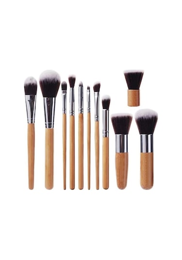 Shineyee 11 Parça Profesyonel Makyaj Fırçası Seti-8