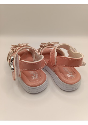 Çocuk Sandalet ,bebek Sandalet , Düğün Ayakkabısı , Kaydırmaz Yazlık Şık Çocuk Ayakkabısı Pudra