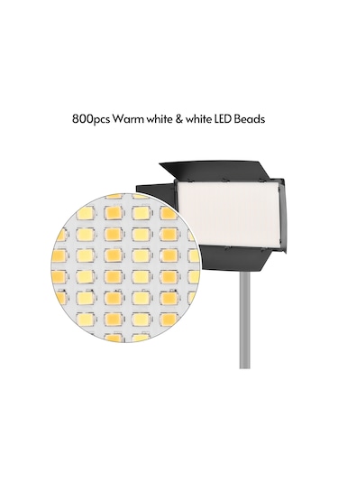 Fototek 800 Led Pro Video Işık Panelli Kamera Işığı