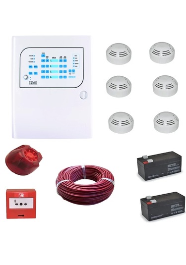 Codesec 6 Bölgeli Konvensiyonel Sertifikalı Yangın Alarm Seti
