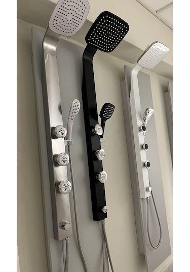 Sam Banyo Elmas Duş Seti Beyaz