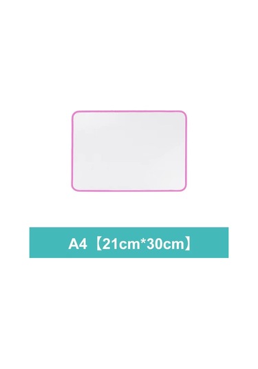 Snapbuy Çift Taraflı Mıknatıslı A4 Yazı Tahtası - Masaüstü Mesaj Panosu, Çocuklar İçin Eğitim Ve Çizim Tahtası Pembe