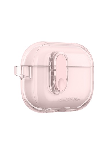 Airpods Pro 2 Kılıf Amazingthing Magnetik Kilit Tasarımlı Minimal Serisi Kılıf Pembe