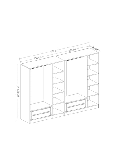 Kale 210 6 Kpk 2 Ayna4 Çek Dlp Antr - Mebran Defne Ayna Antr