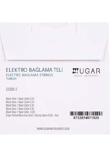 Ugar Gs20c-e Elektro Bağlama Teli 0.20 Düğümlü 6 Telli