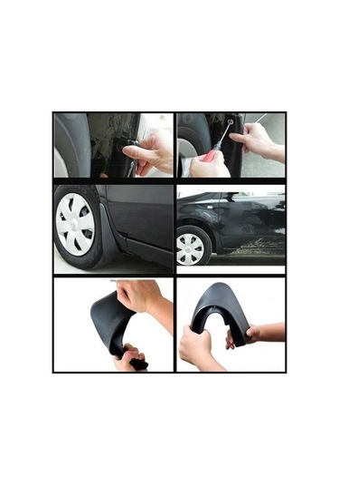 İpek Yıldızı 2 Adet Ön Veya Arkaya Uygun Çamur Önleyici Paçalık 32 X19 Cm