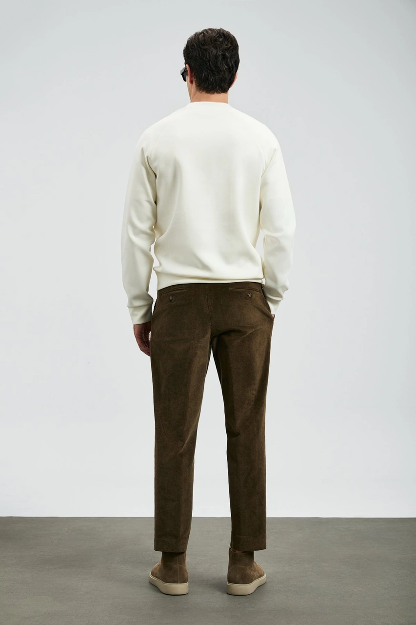 Lufian Erkek Grant Sweatshirt 112030179 Kırık Beyaz Kırık Beyaz
