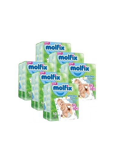 Molfix Bebek Bakım Örtüsü 60 x 60 CM 6 x 10 Adet