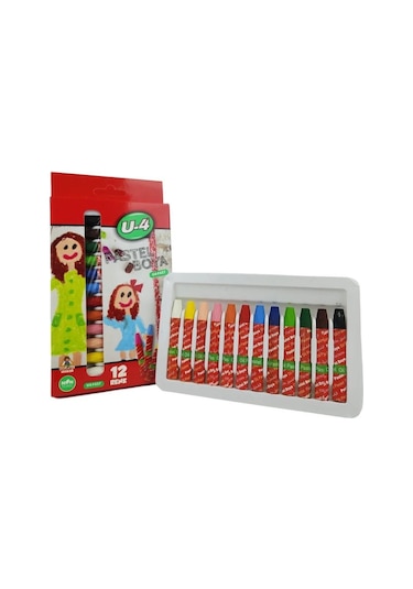 3b Trend U-4 12'li Pastel Boya Karışık