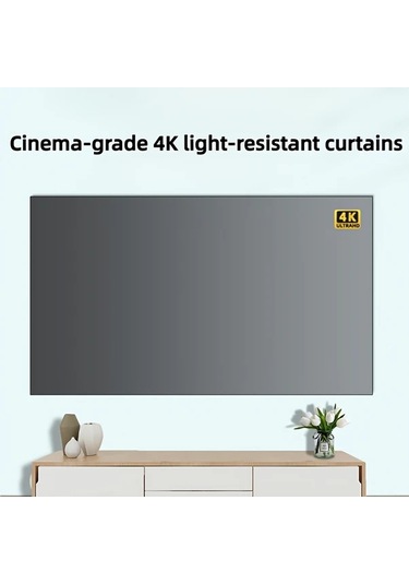 Willowhaven 2024 Premium Fiberglass Ev Sineması 4k Hd Katlanır Projektör Perdesi