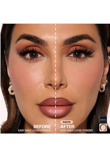 Huda Beauty Baby Bake Mini Easy Bake Loose Powder - Mini Easy Bake Sabitleyici Toz Pudra Cherry Blossom Diğer