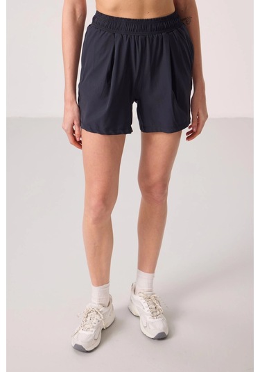 Tommy Life Rahat Form Kadın Şort Siyah 91014 Siyah