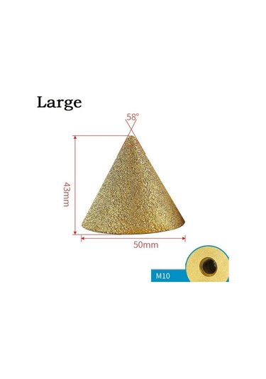 Sointeresting M10 Açı Frezeleme Ucu 38mm Pah Kırma Ucu Fayans Kesme Makinesi Model 100 Açı Taşlama Makinesi İçin Kırpma