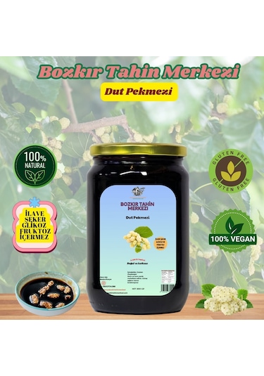 Bozkır Tahin Merkezi Dogal & Katkısız Köy Dut Pekmezi 800 G