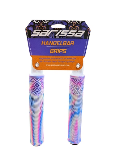 17 Cm Mtb Bmx Freeride Elcik Silikon Bisiklet Elcik Kaymaz Yapı Dirt Jump Bisiklet Elciği Beyaz Mor Mor - Pembe