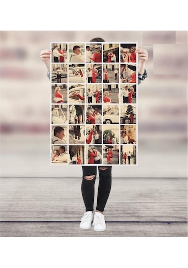 Fotoğrafından Kolaj Poster 45x30