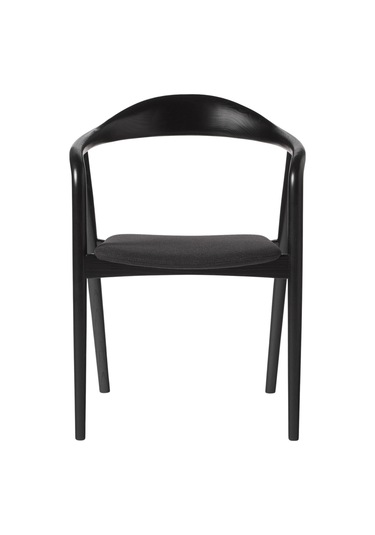 Zodiac Exclusive Yılan Ahşap Sandalye Siyah - Siyah