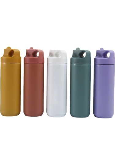 Sprey Boya 304 Paslanmaz Çelik Yalıtım Kupası Taşınabilir Açık Hava Sporları Kupası Haki Haki