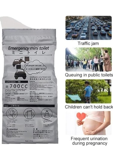 Novahub 1/6/12/20 Adet 700 Ml Tek Kullanımlık İdrar Torbası Sızdırmaz Seyahat Işemek Çanta Unisex Trafik Sıkışıklığı Acil Pisuar Çantaları 12pcs