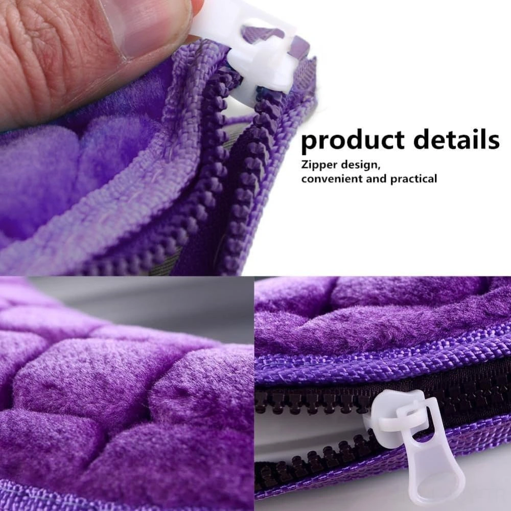 Youmex Yumuşak Plüsh Koton Tuvalet Koltuk Örtüsü, Isı Sağlar, Yıkama Uygun, Reçine Zipli, Sağlıklı Ve Dayanıklı Gri Diğer