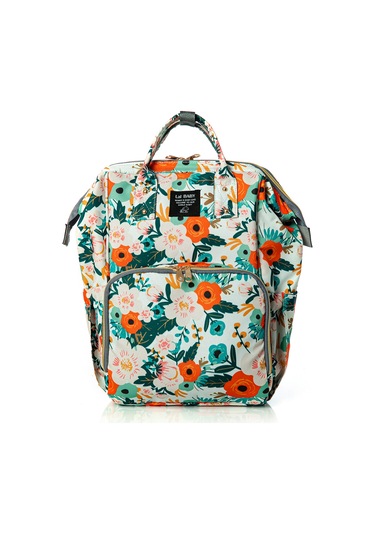 Lal Baby Flowers Anne Bebek Bakım Sırt Çantası Çok Renkli